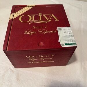 Olivia Sliding Lid Empty Cigar Box